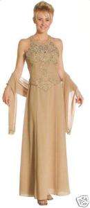 Bridesmaid Plus Size Taupe Dress FIE39500  
