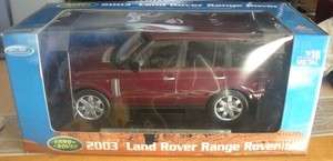 18 2003 Land Rover Range Rover Burgundy by Welly  