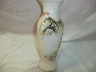 Authentic Chinese Vintage Porcelain Hand Painted Vase Vintage olf 
