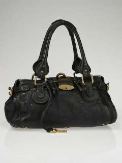 Chloe Kaki Leather Paddington Medium Satchel Bag  