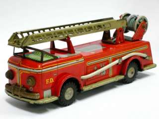 TIN TOY FRICTION FIRE ENGINE (JPA 56)  