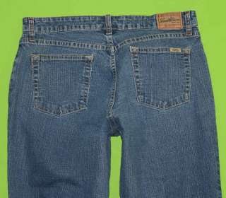   Cut Mid Rise sz x 31 Stretch Womens Blue Jeans Denim Pants HD72  