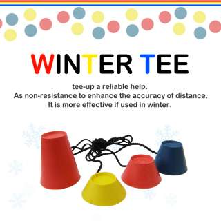   Golf Winter Tees  Red Yellow Blue Color 4 Different Kinds