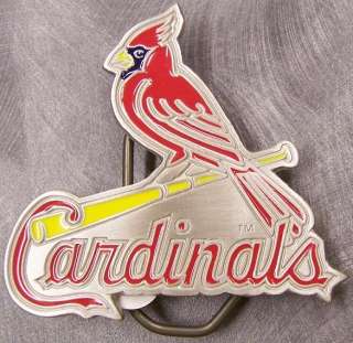 MLB Pewter Belt Buckle Saint Louis Cardinals NEW  