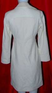 New Moda Victorias Secret Winter White long Coat sz 2  