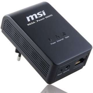 1x MSI 200Mbit ePower HomePlug AV Powerline Adapter  