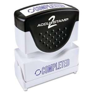  Accustamp2 Shutter Stamp with Microban, Blue, COMPLETED, 1 