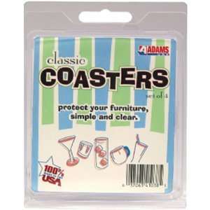  Adams #4401 99 3140 4PK Coasters