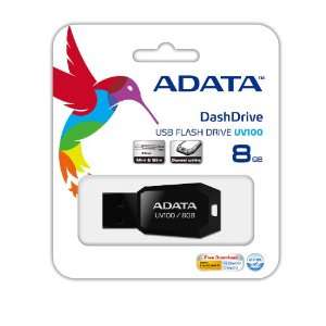  ADATA USA DashDrive UV100 USB 2.0 Flash Drive (AUV100 8G 