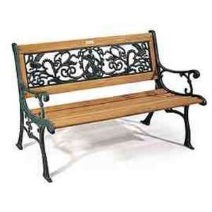  ATHENA CAST ALU. CAMEL BACK BENCH Patio, Lawn & Garden