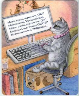 Mousemat   writing author novelist cat art Susan Alison  