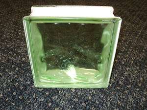 Flemish Style Glass Blocks Emerald Green Pack of 6 NEW  