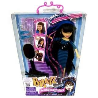 Create glam new hairstyles with the Bratz Featherageous Doll.