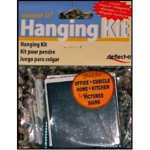 Picture Hanging Kit Includes Velcro, Magnets, Screws, Drywall Anchors