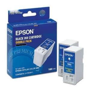 New Epson America Black Ink Cartridge Inkjet 1200 Page Quick Drying 