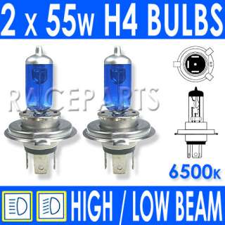55w ICE BLUE KIA Picanto Xenon High/Low/Fog Bulbs H4 H1  