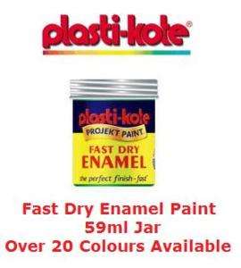 Plasti kote Fast Dry Enamel Brush On Paint 59ml Jar  