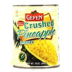 Gefen Crushed Pineapple 20oz.  Grocery & Gourmet Food