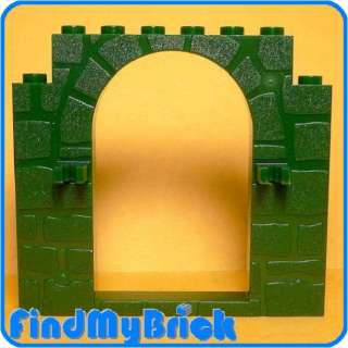 T852 Lego Stone Door Frame Clips   Dark Green 4706 4762  