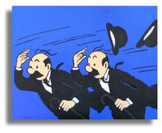Thomson & Thompson (Tintin)   Original Icons Painting  