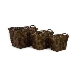  Rodini Willow Baskets   Set of 3 by IMAX