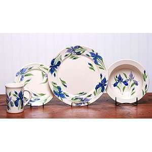  Emerson Creek Field of Iris   Dinner Service for Four 