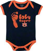 Auburn Tigers Baby Clothes, Auburn Tigers Baby Apparel, AU Tigers Baby 