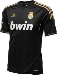 Real Madrid Football Club Black adidas Soccer Away Jersey 