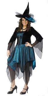 Includes iridescent teal and black velvet dress with hankerchief 