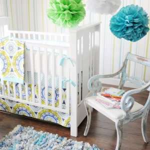  indigo summer baby crib bedding set