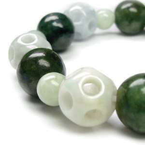  TriColor Jade Beads Bracelet for Men 