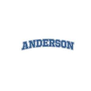 Collegiate Anderson Family Name Car Truck Vehicle Bumper Helmet Decal 