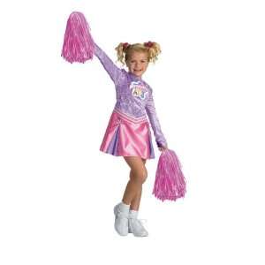  Disney Princess Cheerleader Costume Girls Size S (4 6 