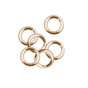  50pc 4mm Open Jump Ring   Rose Gold Plate Arts, Crafts & Sewing