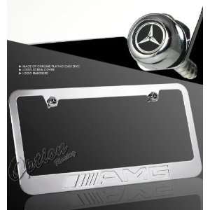  AMG License Frame for Mercedes Benz   Chrome Automotive