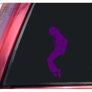  Michael Jackson Silhouette Vinyl Decal Sticker   Purple 