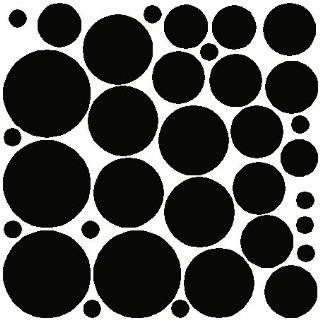 44 BLACK Polka Dot Peel & Stick Wall Stickers 