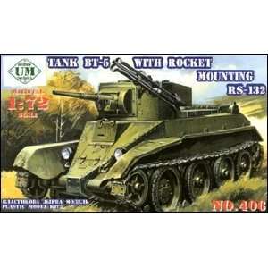   UniModels 1/72 BT5 Soviet Tank w/RS132 Rocket System Kit Toys & Games