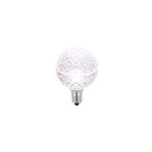 Club Pack of 25 Pure White LED G40 Christmas Replacement Bulbs  