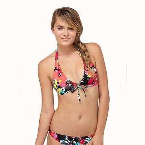   Roxy Beach Tropics 70s Halter Bikini Top   Womens