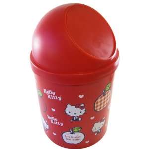  Hello Kitty Red Apples Trash Bin Toys & Games