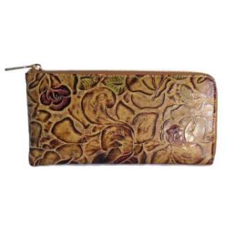  Vieta Tooled Leather Clutch Wallet Clothing