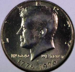 1776   1976 D John F. Kennedy JFK Bicentennial Half Dollar From Fresh 