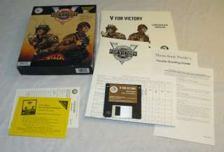 FOR VICTORY D DAY UTAH BEACH 1944 DOS PC GAME BOXED  