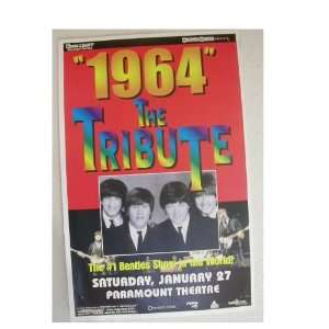  1964 Tribute to the Beatles Handbill Poster Everything 