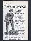 1896 MARLIN FIREARMS Lever Action Repeating Rifle magaz