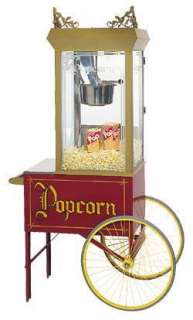 2015   28 x 20 inch 2 Wheel Popcorn CART, Red  