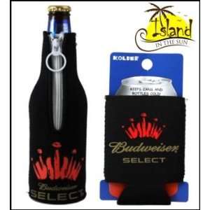 Budweiser Select Beer Can & Bottle Koozie Cooler  