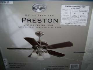 Hampton Bay Preston 52 in. Indoor Ceiling Fan  