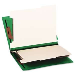, Letter, 6 Section, Green, 10/Box   Sold As 1 Box   Each folder 